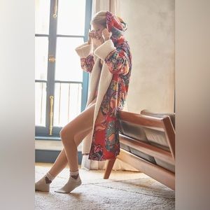 Alexandra Farmer for Anthropologie lively Sherpa Lined Robe XS/S NWT sold out